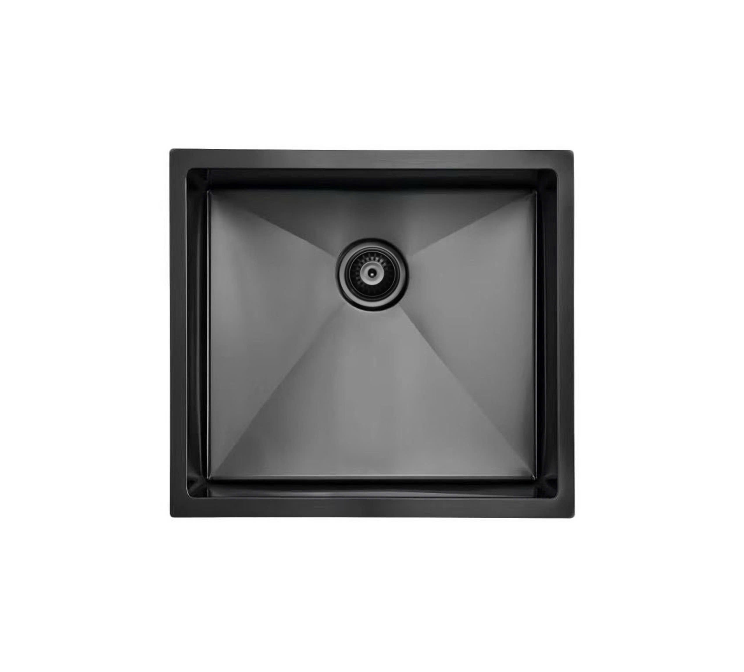 Chậu rửa 1 hố Inox 304 phủ PVD màu Đen Tuyền (Dark Black) MBS4545-DB06