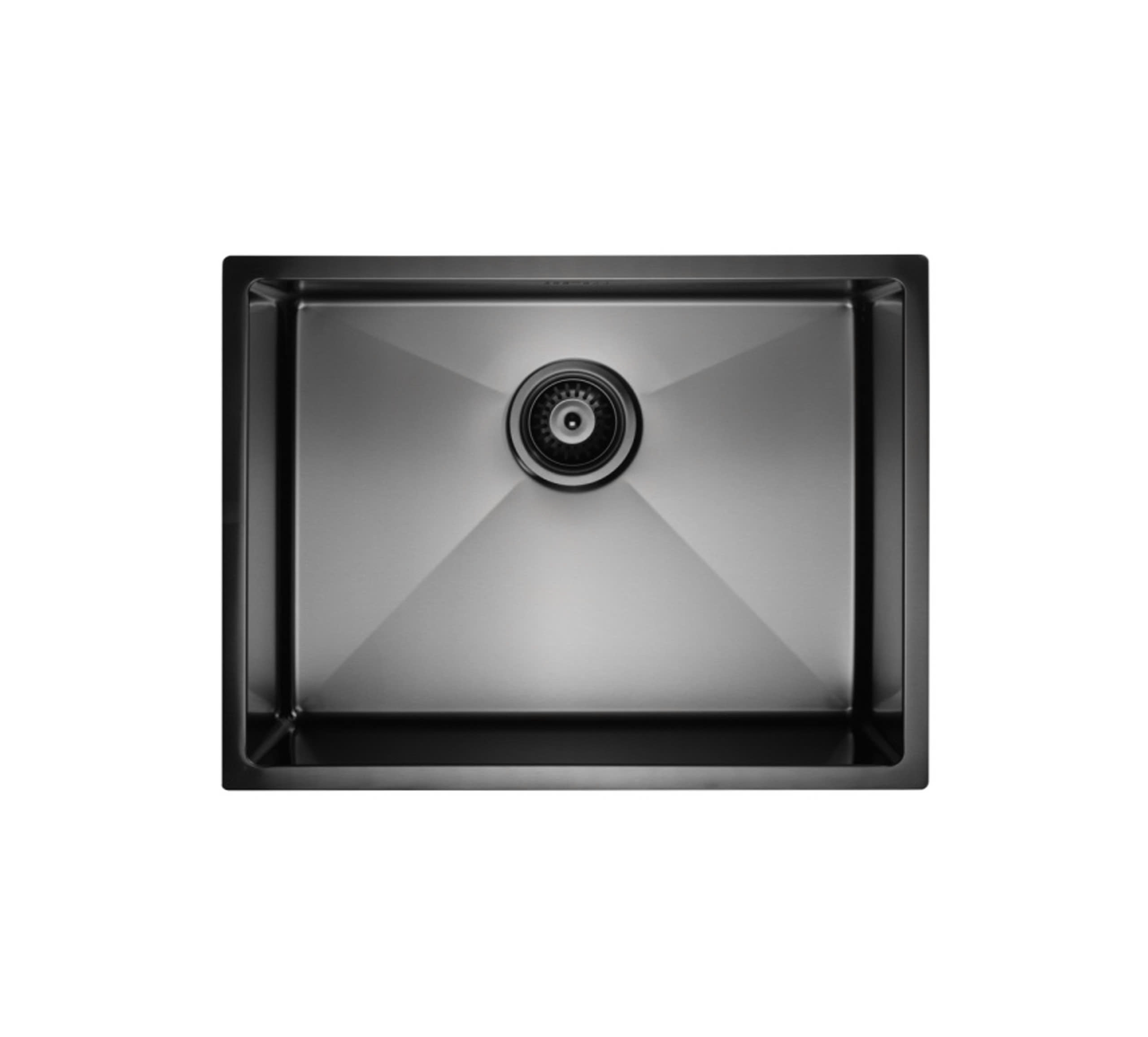 Chậu rửa 1 hố Inox 304 phủ PVD màu Đen Tuyền (Dark Black) MBS6045-DB08