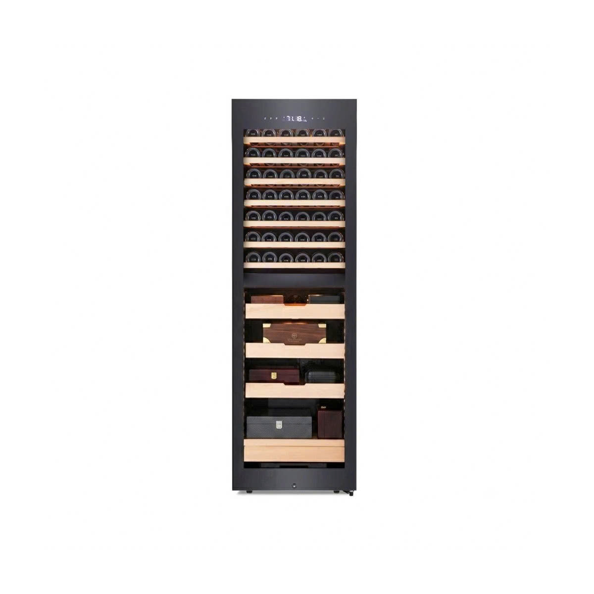 Tủ bảo quản vang & Cigar Munchen Aureum MA268LX (Masculine Luxury ~ 42 chai tiêu chuẩn & 1250 điếu cigar)