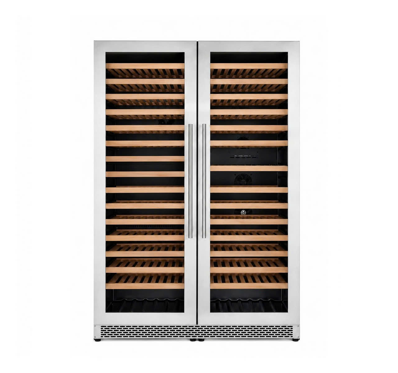 Tủ rượu vang MWSET300CG (2 cánh side by side ~330 chai Standard Bordeaux 750ml - 3 vùng nhiệt độ)